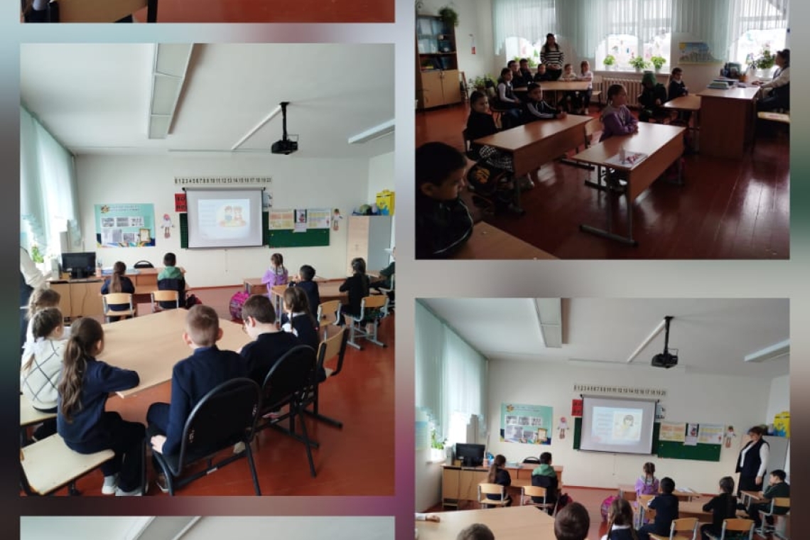 «Заң және тәртіп» айлығы аясында бастауыш сынып мұғалімдері оқушыларға заң, құқықтары мен міндеттері туралы танымдық мультфильм көрсетілімін ұйымдастырды.